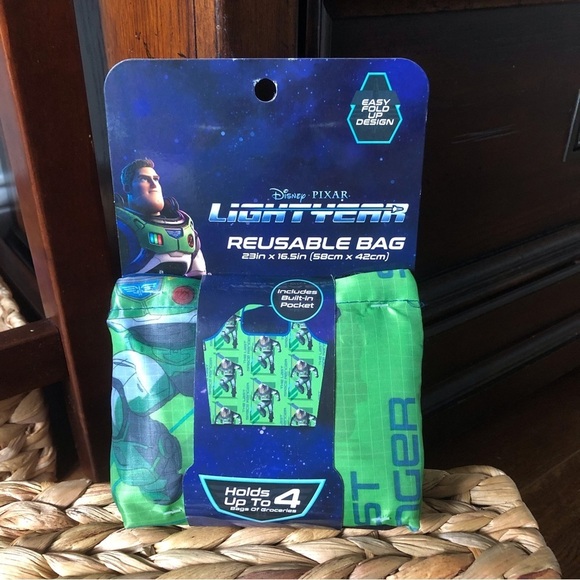 Disney Pixar: Lightyear: Green Space Ranger reusable bag (23”x16.5”) - Picture 1 of 5